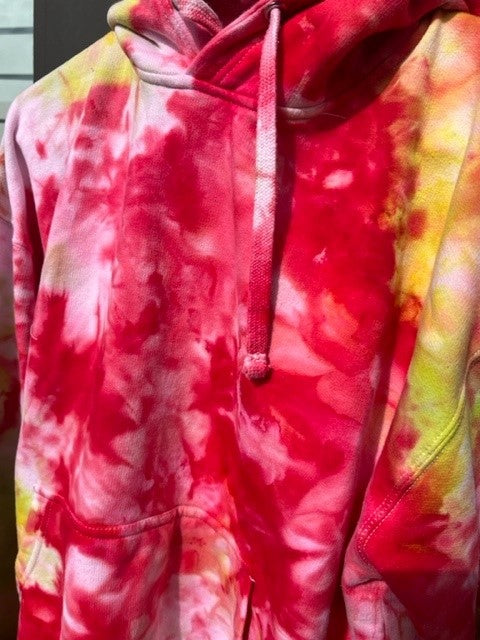 Red and Green Tie Dye