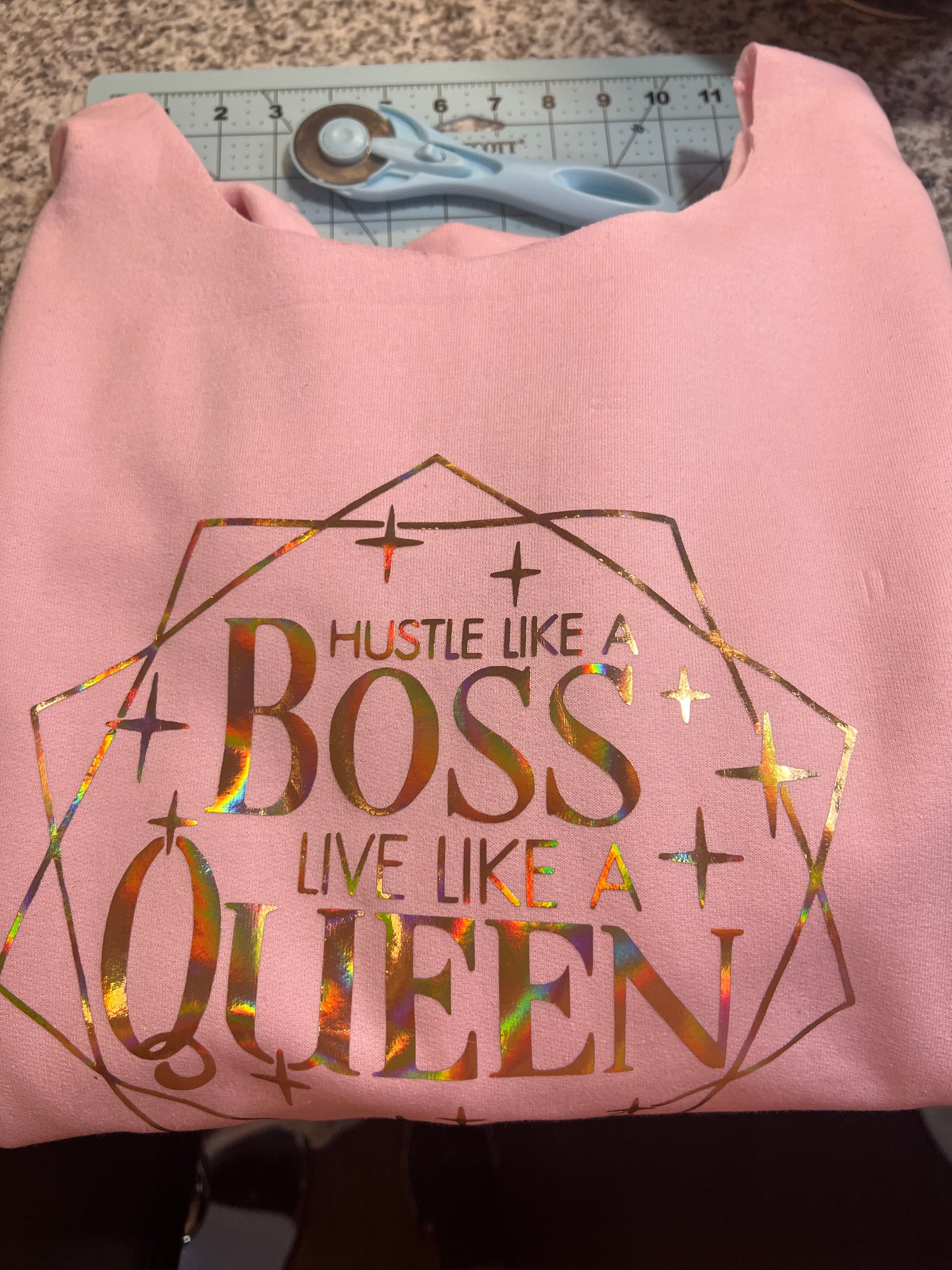 Hustle like a Boss Live like a Queen Sweatshirt